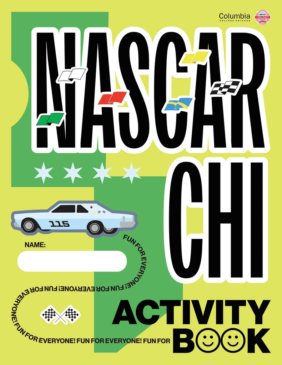 The NASCAR Chicago activity book, cover to cover — 1 of 11