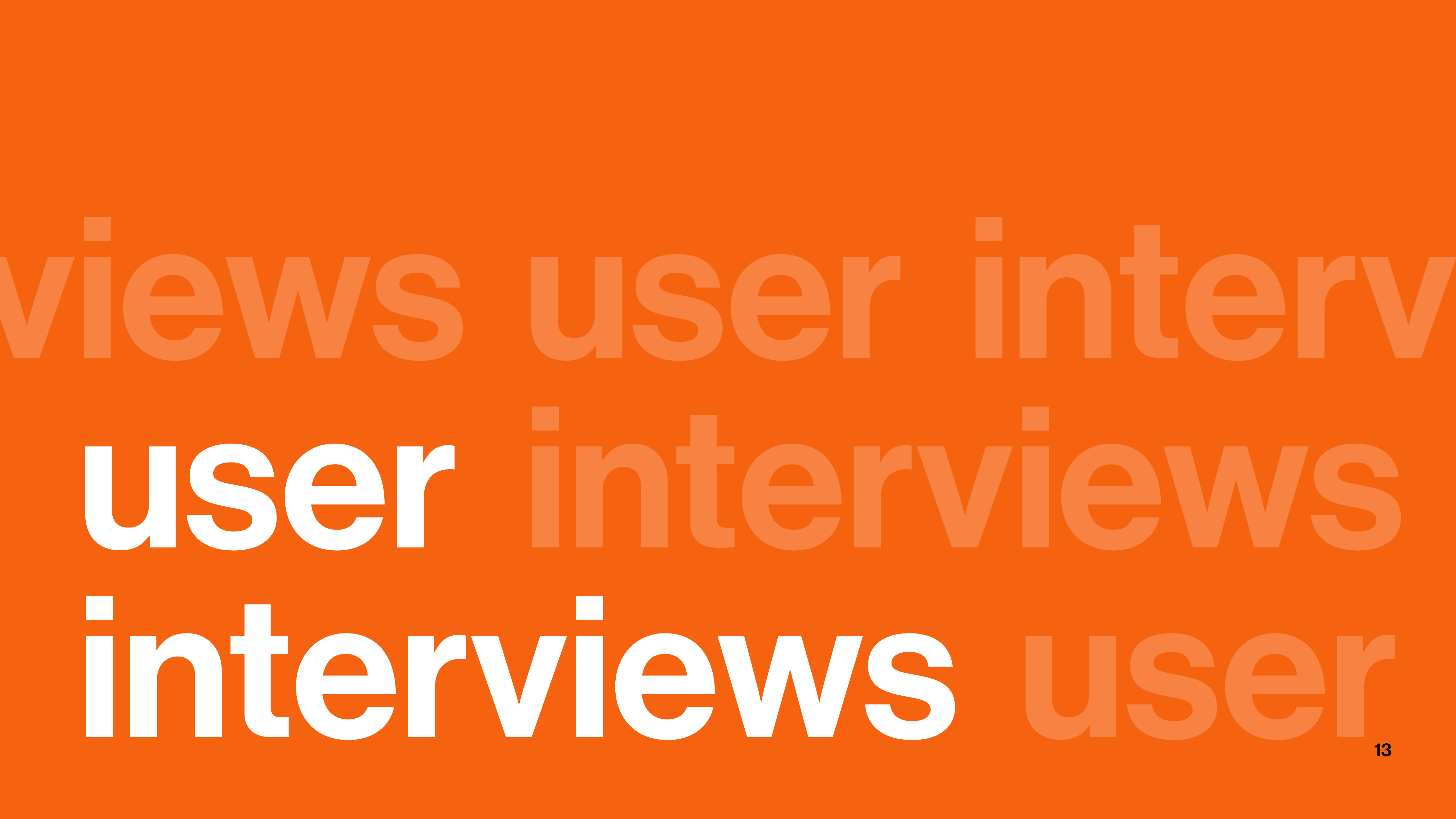 User interview boards — 1 of 6